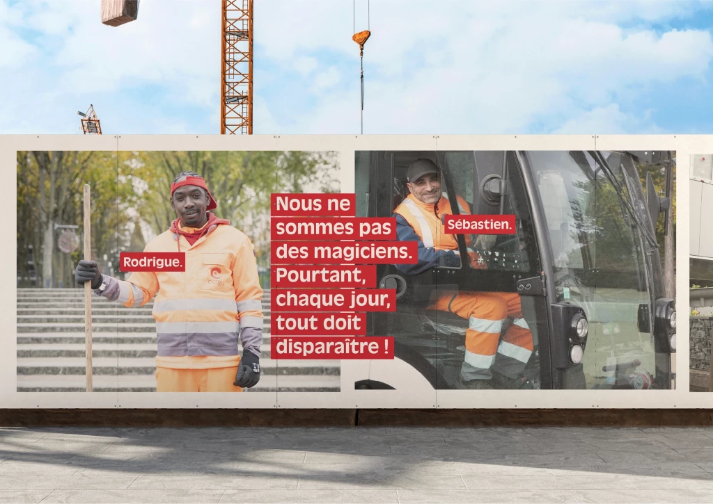 Création d’une campagne de valorisation du travail des agents de propreté de la Ville de Cergy