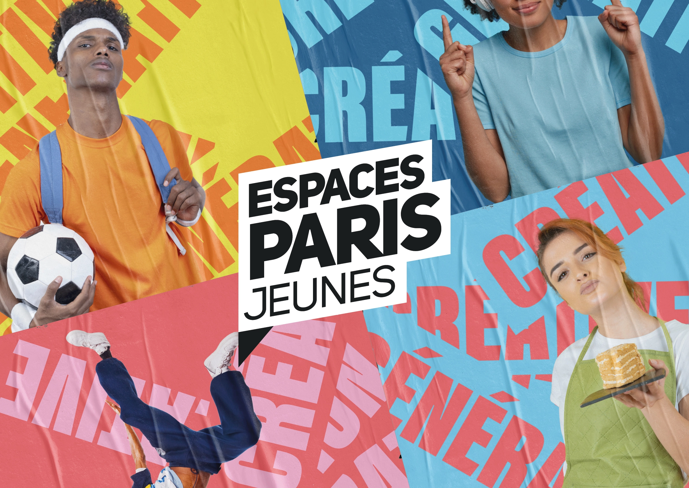 Création d&rsquo;une identité pour le dispositif Espaces Paris Jeunes